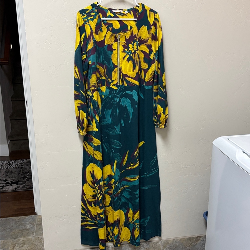 Soft surroundings floral maxi dress